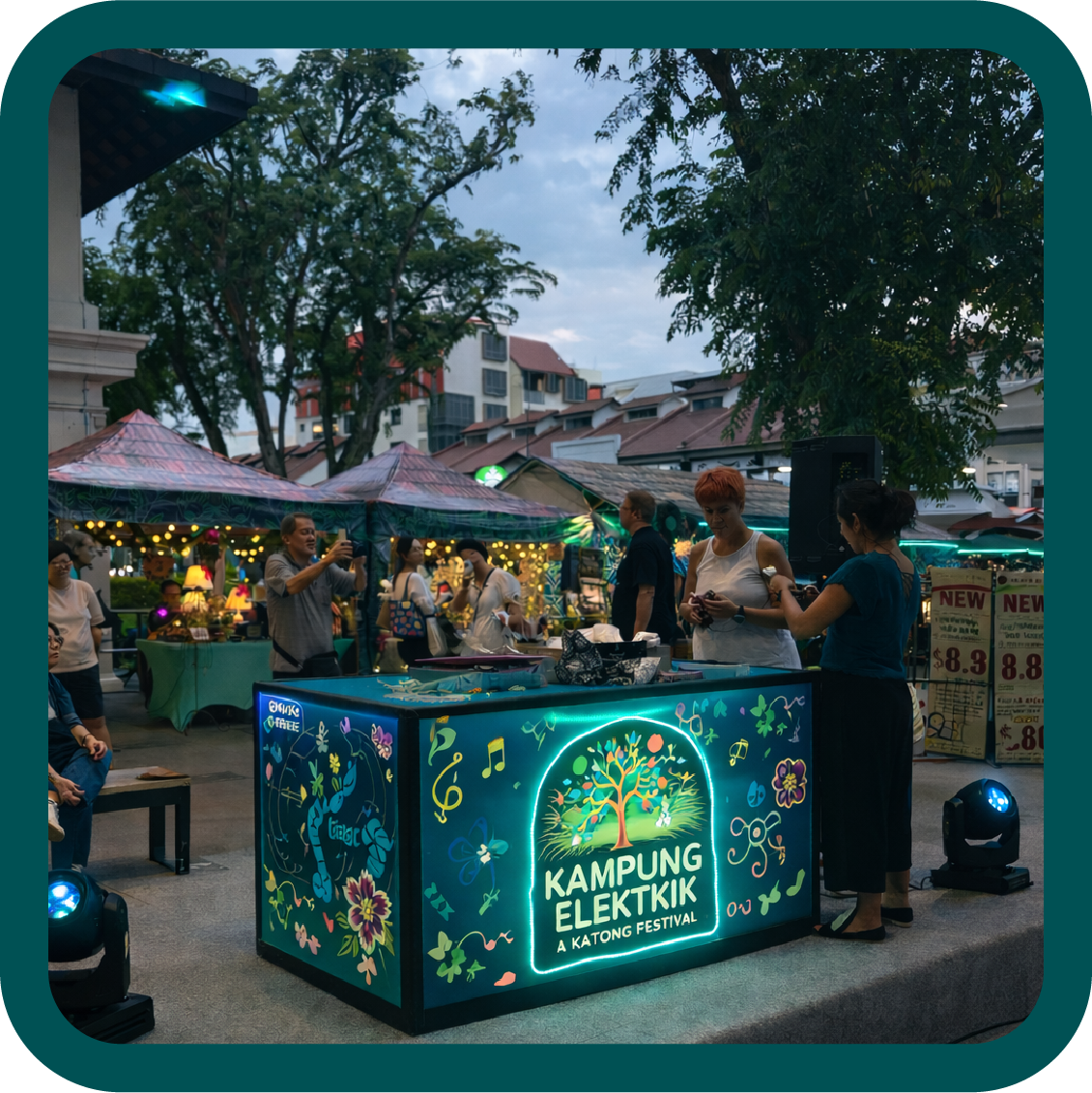 Kampung Elektrk - Joyful Stitches Brand Workshop